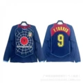 04-05 atletico madrid away long sleeve number 9