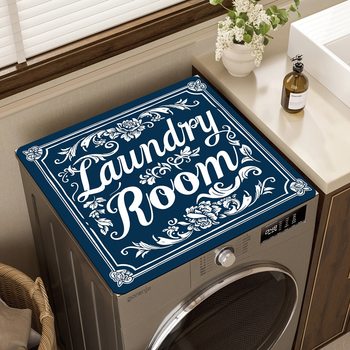 Household Washing Machine Dust-Proof Mat Diatom Mud Anti-Slip Rubber Mat Laundry Room Absorbent Mat Dirt-Resistant and Wear-Resistant Foot Mat Wholesale