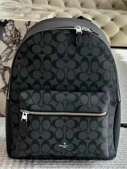 C's Classic Backpack for Women, Versatile Large-Capacity Simple Casual Travel Bag, Large Unisex Printed Model
