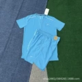 Crystal strip short sleeve blue+d218 blue