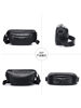 2025 New Autumn and Winter Men's Outing Portable Bag Genuine Leather Commuter Chest Bag Men's Vegetable Tanned Cowhide Crossbody Bag Men's