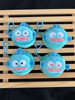 Cartoon Clownfish Round Plush Coin Purse, Carry-On Bag, Anti-Fall Bluetooth Headset Bag, Portable