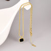 L241 Wholesale Necklace for Women Summer Clavicle Chain New Stainless Steel Simple Designer Black Pendant