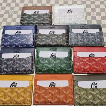 New Goya Card Holder Dog Tooth Card Holder Multifunctional Five-Card Storage Bag Unisex Exquisite Card Holder Ultra-Light