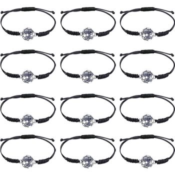 Amazon Hand Woven Alloy Baseball Football Basketball Volleyball Football Bracelet Team Fans Party Gift