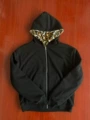 Black leopard print (double-sided)