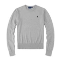 Gray with sapphire blue pony logo