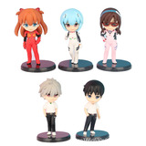 Q версия Neon Genesis Evangelion в положении стоя Аями Лили Лэнгли Модель куклы ручной работы, игрушка для украшения подарка