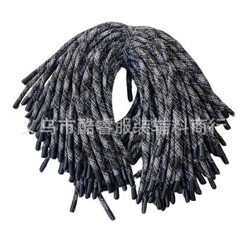 New Black Cloth Plaid Double-Ended Round Rope Trendyy Jewelry Bow Mesh Long Ribbon