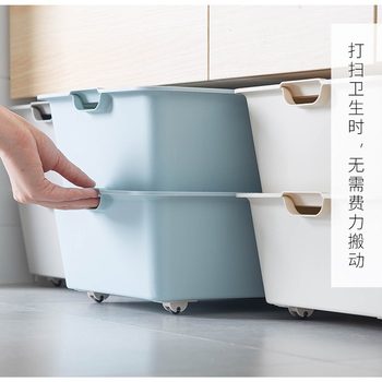 Cross-border source can be pasted pulley bottom roller storage rack wheel bed bottom storage box wheel daily necessities