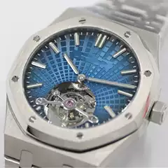Factory Supply Oak Series 26522Ce Cut Out Tourbillon Automatic Mechanical Watch 42mm Men's Steel Band Watch