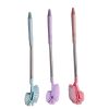 Thickened Long-Handled Double-Sided Soft-Bristled Toilet Brush for Cleaning Dead Corners, Bathroom Curved Toilet Brush, Gap Brush