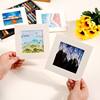 Oil painting stick special paper picture frame Square small photo frame cardboard with bracket oil painting stick painting storage book paper photo frame
