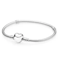 Silver love buckle snake bone chain (without logo)