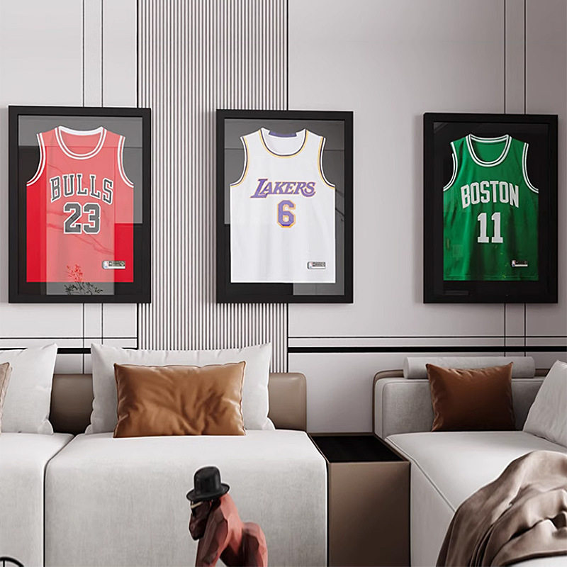 Cross-Border Basketball Jersey Framing Photo Frame Manufacturer Football Clothing Display Commemorative Picture Frame Cs Picture Frame Hot Sale in Europe and America