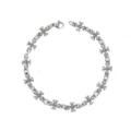 Klx square cross bracelet [lobster buckle]