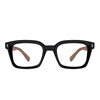 2024 new vintage wood grain foot silk myopia anti-blue light mirror ultra light box plain TR frame 570876