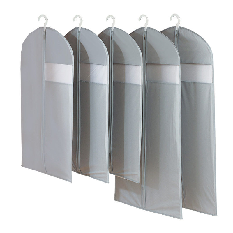 Shumi 60g Peva Thickeneded Translucent Window Suit Dust Cover Storage Clothes Dust Bag Suit Dust Cover