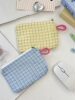 5815 Plaid Coin Bag Carry-On Key Bag Coin Bag Miscellaneous Bag Cosmetics Lipstick Air Cushion Storage Bag