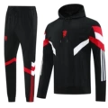 Manchester united black sweatshirt suit