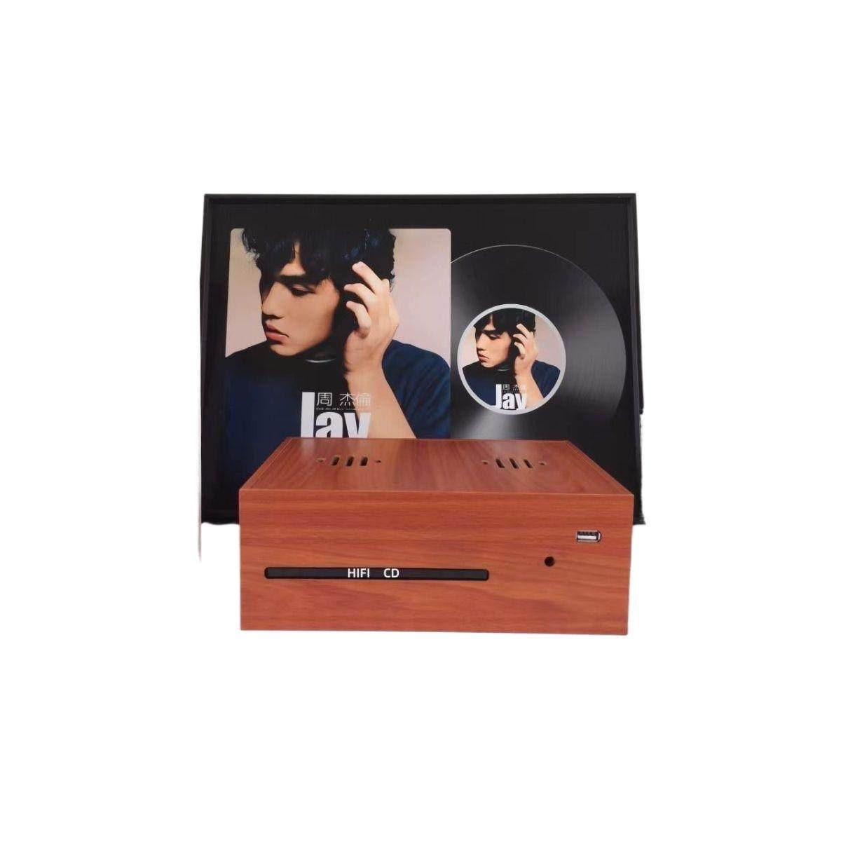 2025 New Product Shenglimei Cd Player Amplifier Speaker USB Digital Broadcast Integrated Audio Dual 2inch Speakers