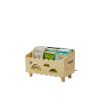New Wooden Children's Bookshelf Floor-Standing Bookshelf Toy Storage Storage Rack Children's Room Desktop Toy Storage Basket