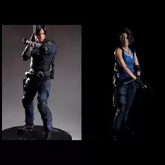 Resident Evil Jill Valentine 1/6 Leon Scott Kennedy Limited Model Ornament Figure