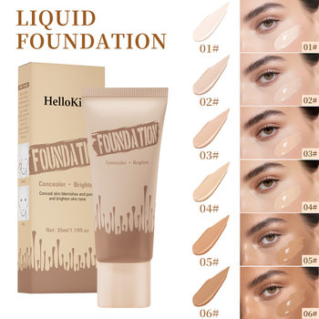 Hellokiss New Concealer Liquid Foundation Oil Control Long-Lasting Natural Bb Cream Cross-Border Export Popular Makeup