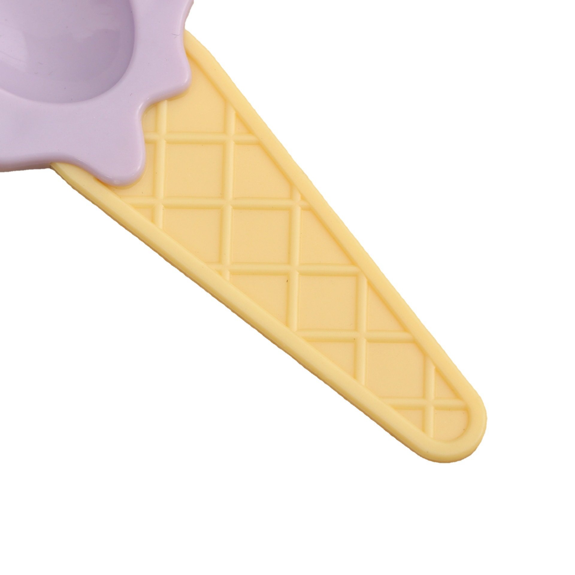 Ice Cream Color Mixing Spoon Ice Cream Yogurt Shaved Ice Dessert Plastic Spoon Cute Kidsren's Daily Meal Spoon Customization
