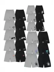 Cross-Border Foreign Trade Stussy Stu Printed Letter Pants Skull Dice Quick-Dry Shorts Unisex Five-Point Shorts