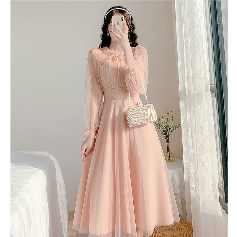 Mesh Maxi Dress Soft Aesthetic Elegant Style Summer Fashion Perfect for Casual Outings or Special Occasions