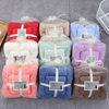 [Postage] Towel Bath Towel Coral Fleece Mother and Mother Set Towel Gift Return Set logo Live Delivery