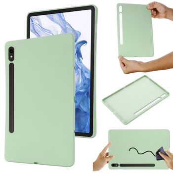 Applicable to Samsung Tab S9 11-inch liquid silicone tablet protective case Samsung S9 FE drop-resistant tablet case