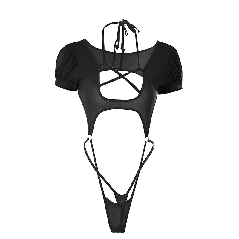 美诱佳情趣内衣女纯欲开档连体兔女郎清纯制服可爱死库水激情诱惑