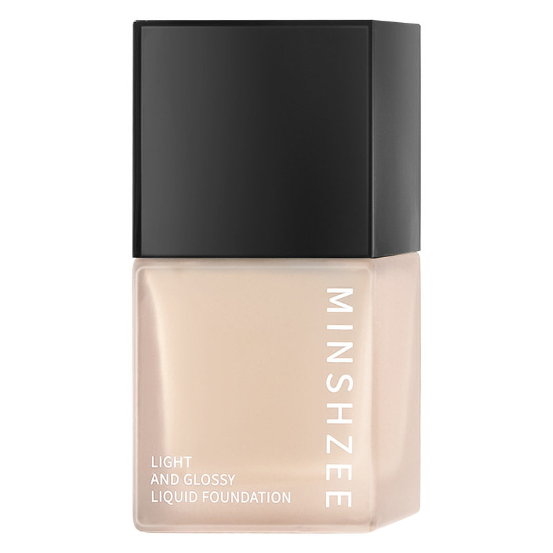 Ming Xizhi Liquid Foundation Nourishes Skin, Long-Lasting Makeup, Moisturizes and Not Easy to Remove Makeup, Small Square Bottle Liquid Foundation for Beginners, Female 10ml Cross-Border