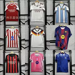 26.27 New Football Jerseys Barcelona Real Madrid Brazil England Portugal T-Shirts National Team Jerseys Wholesale in Large Quantities