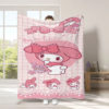 Cross-border Cartoon Children's Sanrio Flannel Blanket Digital Printed Blanket Four Seasons Air-conditioning Blanket Lunch Break Blanket
