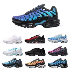 Foreign Trade Putian Shoes Max Tn Air Cushion Running Shoes for Men and Women Shock-Absorbing Outdoor Sports Shoes Cross-Border Large Size Tn Running Shoes