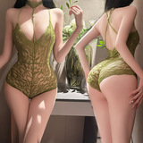 Yeyulan, сексуальное женское белье, кружевное, свободного кроя, сексуальное, с небольшой грудью, нижнее белье, униформа, подтяжка для кровати, цельный плюс размер