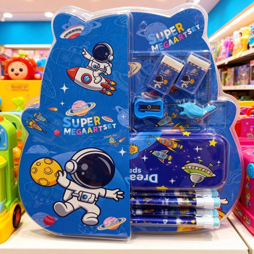 Cross-Border Styling Small Gifts, Kidsren's Birthday Souvenirs, Small Prizes for the Whole Class to Share, Cartoon Animation Stationery Set