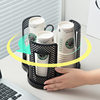 Disposable Paper Cup Holder 360-degree Rotating Storage Rack Multi-scene Removable Storage Rack Plastic Office Fit Rack
