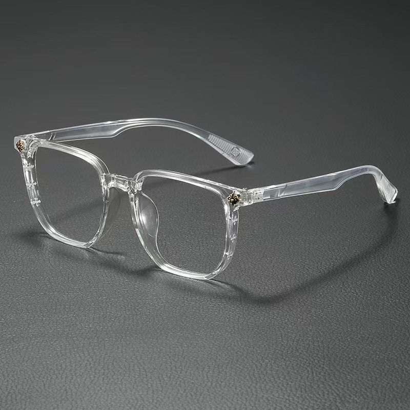 New Style Crowe Family Retro Ultra-Light Anti-Blue Light Glasses Frame Hong Kong Style Unisex Retro Literary Anti-Blue Light Glasses