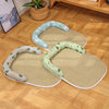 Summer Pet Mat Dog Rattan Nest Ice Sleeping Mat Ice Mat Cats and Dogs Nest Mat Summer Supplies Anti-slip Bottom