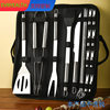 Factory in stock BBQ Tools suit Combination Outdoor BBQ Portable Oxford Bag BBQ Stainless Steel suit