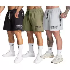 GASP fitness bodybuilding summer new sports running basketball ultra short muscle waffle shorts one-piece delivery