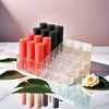 Transparent 24-pack Lipstick Storage Box Multi-pack Lipstick Makeup Display Rack Fidelity Box Girl's Desktop Lipstick Storage Rack