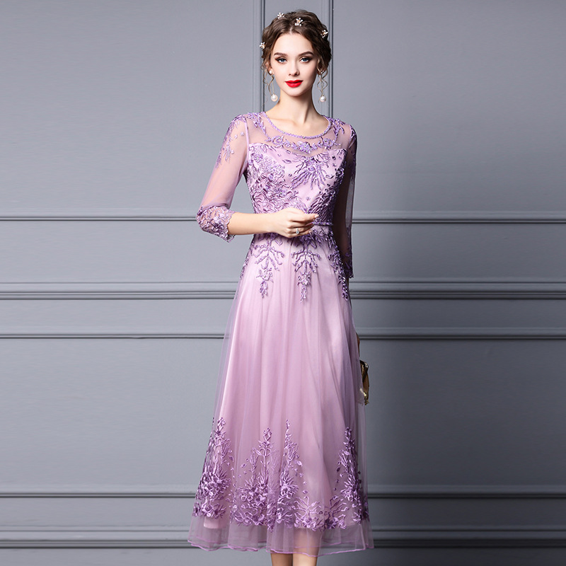 (Mới) Mã A9839 Giá 4440K: Váy Đầm Liền Thân Dáng Dài Nữ Shtdc Dáng Ôm Body Gợi Cảm Sexy Lưới Mỏng Hàng Mùa Xuân Thu Đông Thêu Họa Tiết Hoa Thời Trang Nữ Chất Liệu G06 Sản Phẩm Mới, (Miễn Phí Vận Chuyển Toàn Quốc).