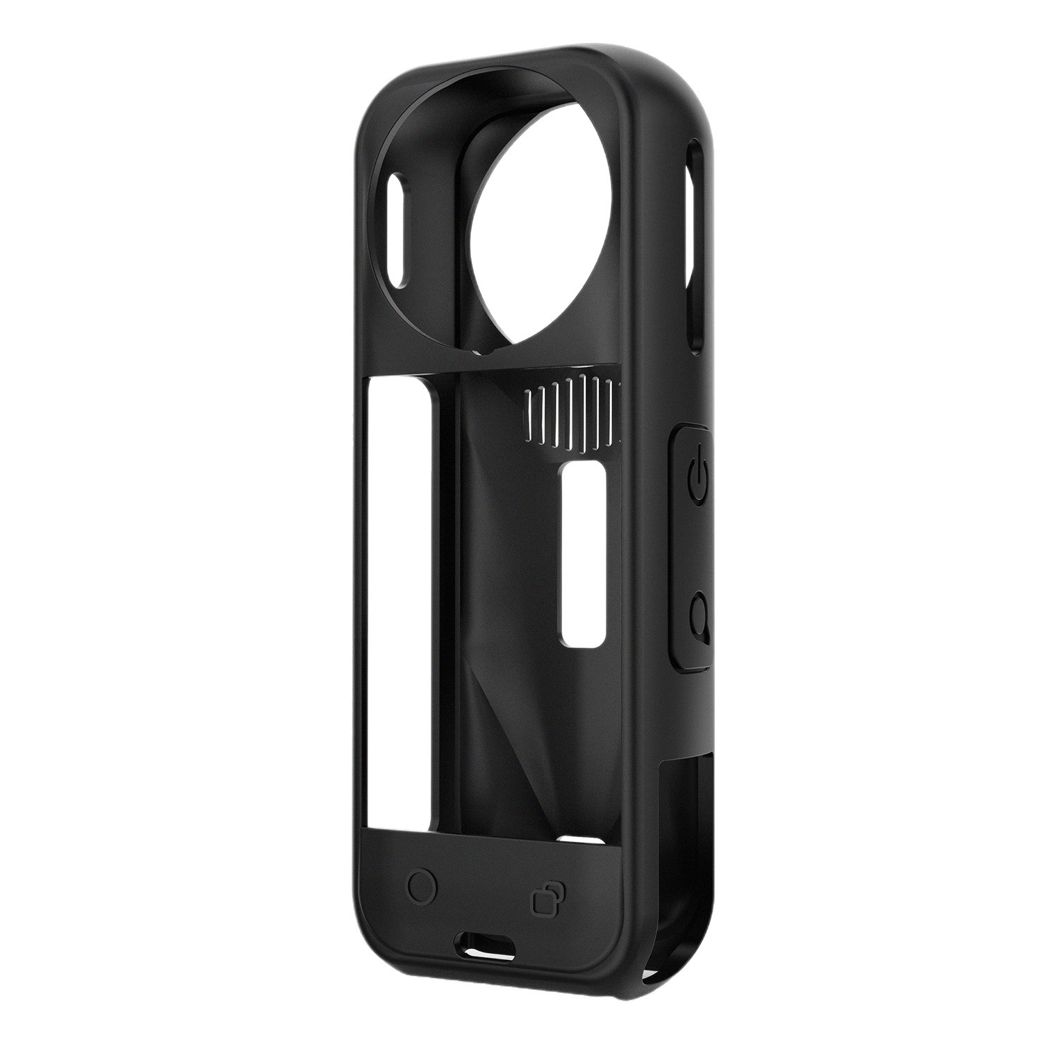 Suitable for Shadow Stone Insta360 X5 Body Silicone Cover Anti-slip Anti-fall Sports Camera Quick-release Silicone Cover Mirror