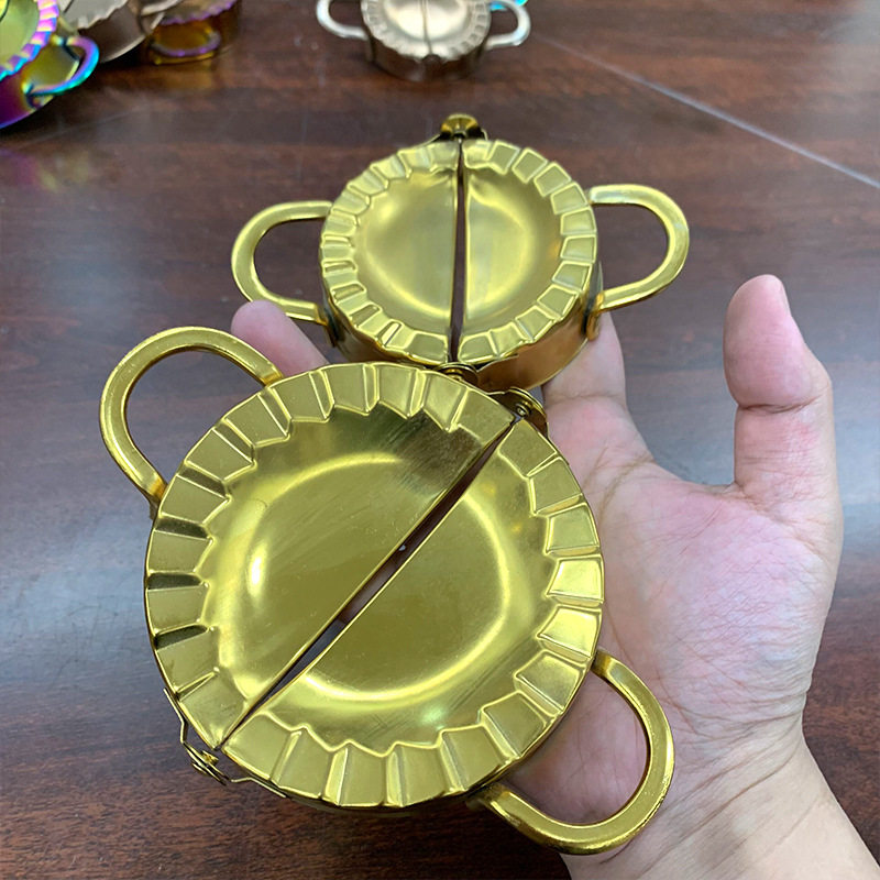 304 Stainless Steel Dumpling Maker Large and Small Manual Dumpling Mold Dumpling Model Kitchen Gadget