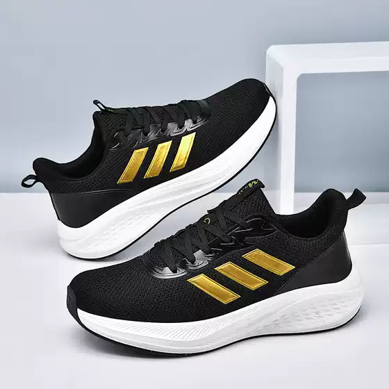 Putian Three-Bar Men's Shoes Popcorn Shock Absorbing Lightweight Carbon Plate Summer Breathable Mesh Surface Couple's sneaker Running Shoes for Women